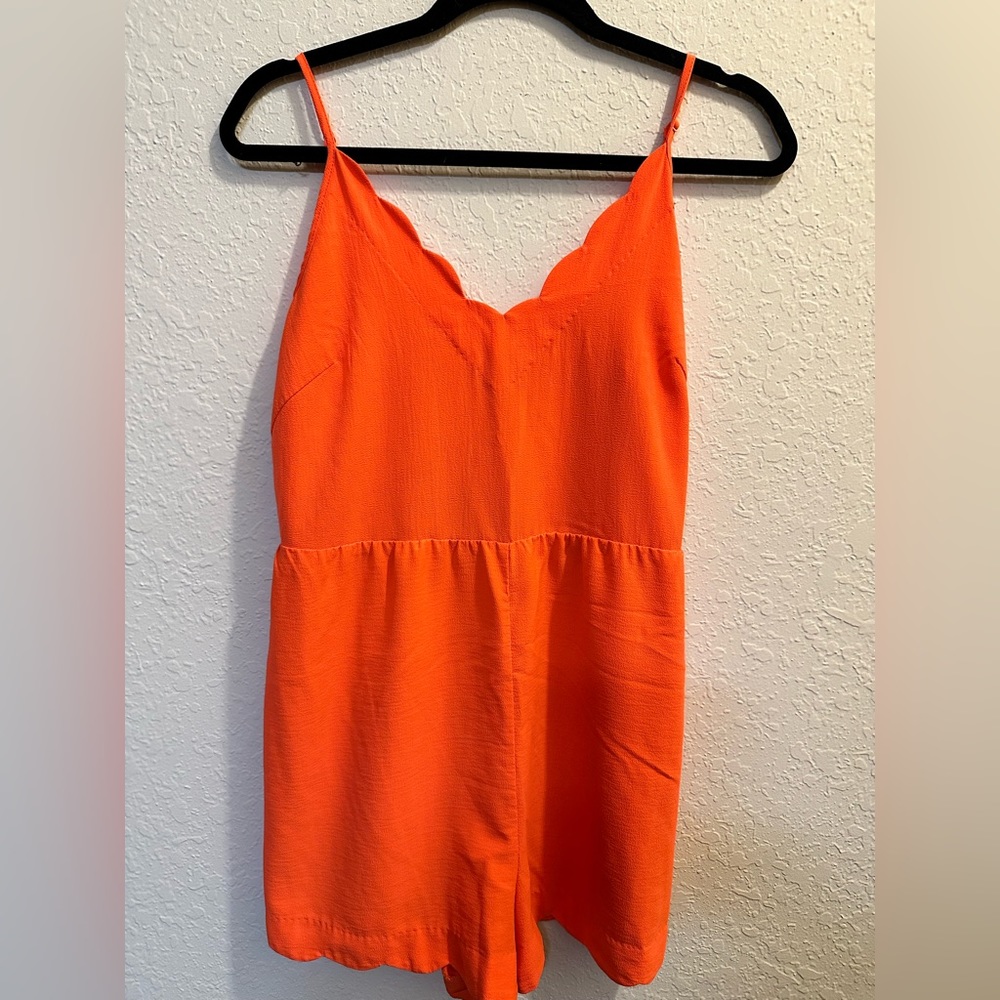 Orange Romper